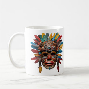 Caneca De Café Haida Kinich Ahau #102 - xamã Haida Mayan