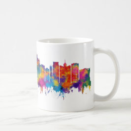 Caneca De Café Haikou China Skyline