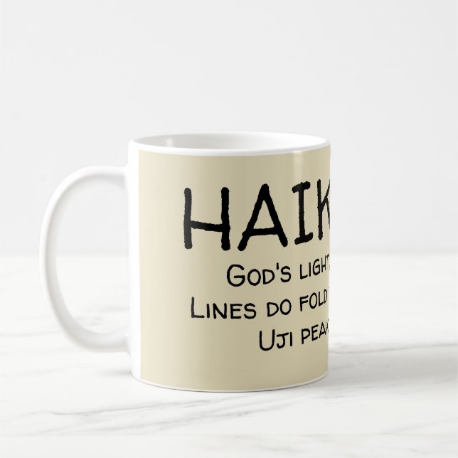 CANECA DE CAFÉ HAIKU 07 (Esquerda)