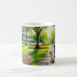 Caneca De Café Haiku Poem - Jornadas Joyful Poodle Mug