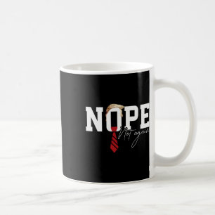 Caneca De Café Hair Funny Trump Mostra Humor Político Não Ag