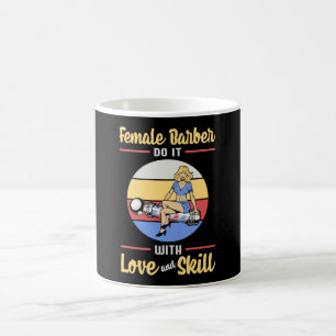 Caneca De Café Hair Stylist Barber Hairdresser Female Love Gift