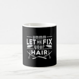 Caneca De Café Hair Stylist Barber Scissors Hairdresser Hair Gift