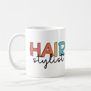 Caneca De Café Hair Stylist - Oferta de Hairdresser Retro