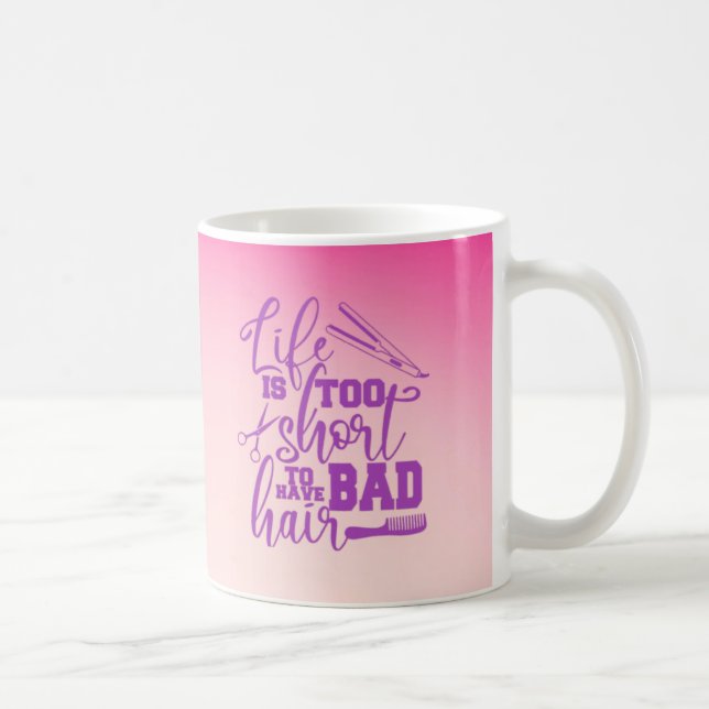 Caneca De Café Hairstylist Humorous Mug (Direita)