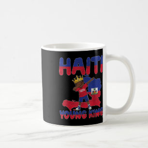 Caneca De Café Haiti Young King Haitian Flag Day Melanin For Blac