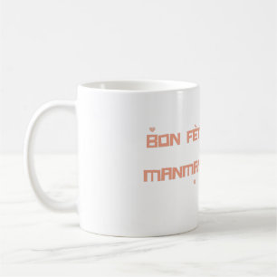 Caneca De Café Haitiano Dia de as mães saudando cartoon Dino