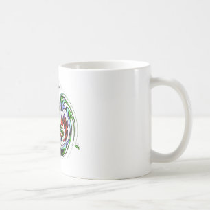 Caneca De Café Hakuna Matata com Corredor e Gradações de Abstrato