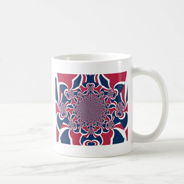 Caneca De Café Hakuna Matata Oferece na moda vermelho e azul de t (Direita)