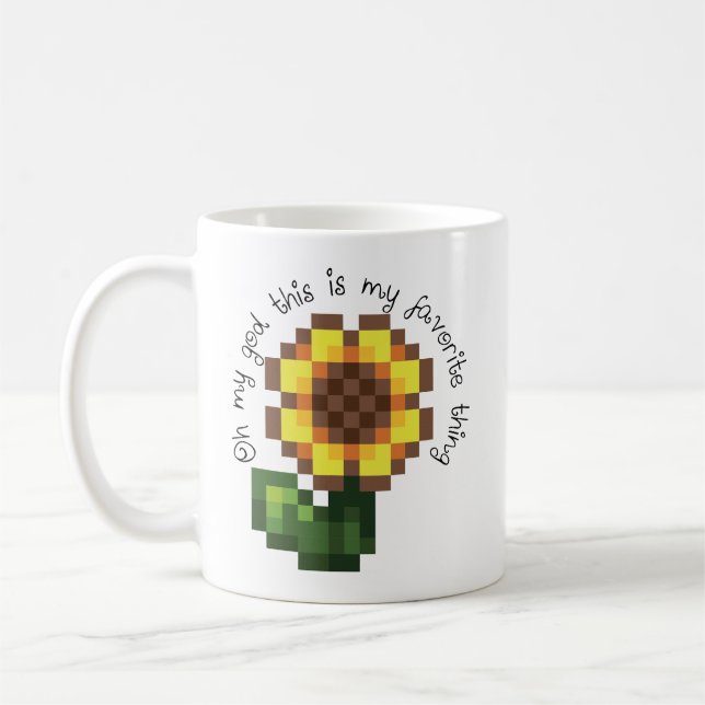 Caneca De Café Haley Sunflower Mug - Stardew Valley Inspirado (Esquerda)