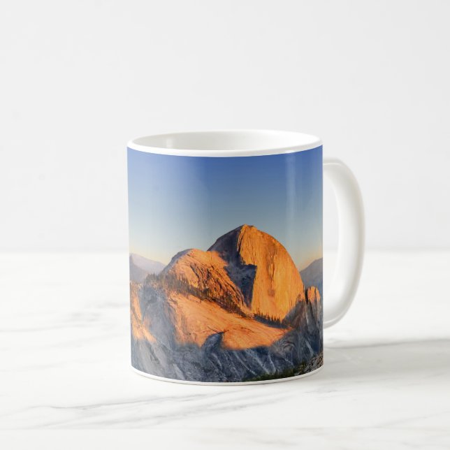 Caneca De Café Half Dome Sunset do Monte Watkins - Yosemite (Frente Esquerda)
