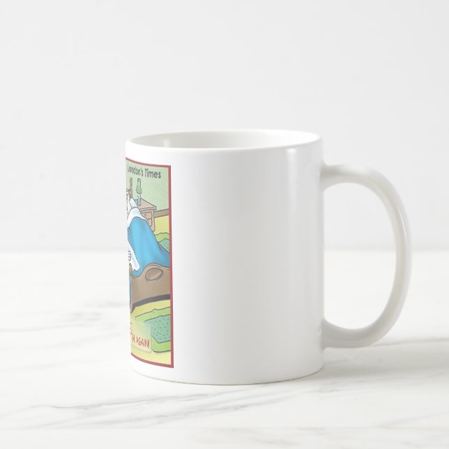 Caneca De Café Hálito de Alho Matinal Presentes de Desenhos Engra (Direita)