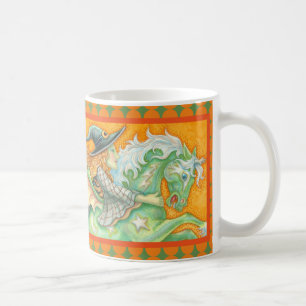 Caneca De Café HALLOVE EVITCH E HORSE CLÁSSICO MUG Orange