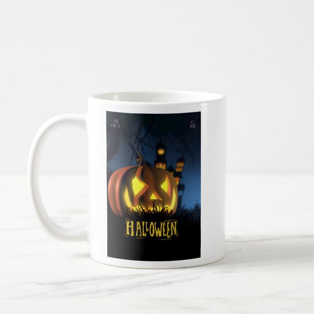 Caneca De Café Halloween (Esquerda)