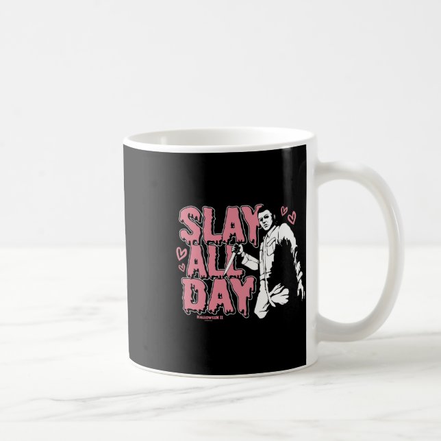 Caneca De Café Halloween 2 Dia de os namorados Michael Myers Slay (Direita)