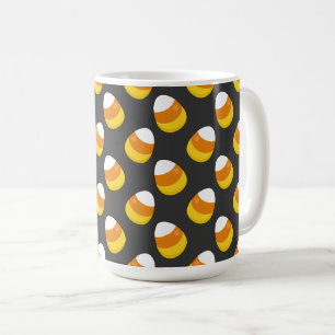 Caneca De Café Halloween Candy Corn