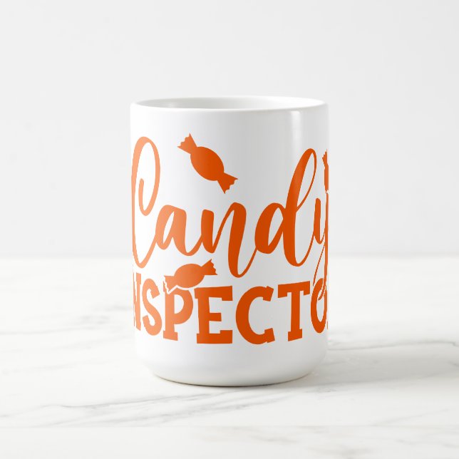Caneca De Café Halloween Candy Inspetor (Centro)