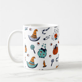 Caneca De Café Halloween Cute assustador