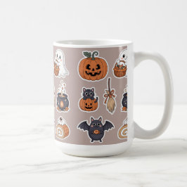 Caneca De Café Halloween cute ghost trick and treat
