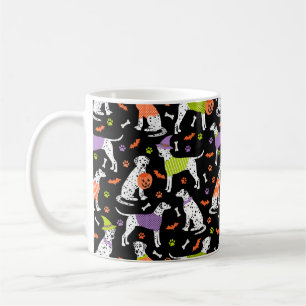 Caneca De Café Halloween Dalmaciano