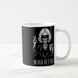 Caneca De Café Halloween de café da Copa do Bebendo sem melhor es