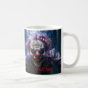 Caneca De Café Halloween de terror de palhaço personalizado