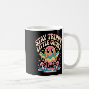 Caneca De Café Halloween Derretendo Patch do Cogumelo Fantasma