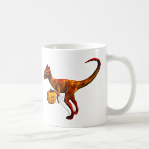 Caneca De Café Halloween Dilophosaurus