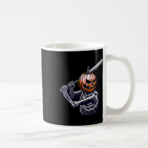 Caneca De Café Halloween do jogador de beisebol