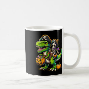Caneca De Café Halloween Engraçado T Rex Dinossaur Pirate Boys Tr