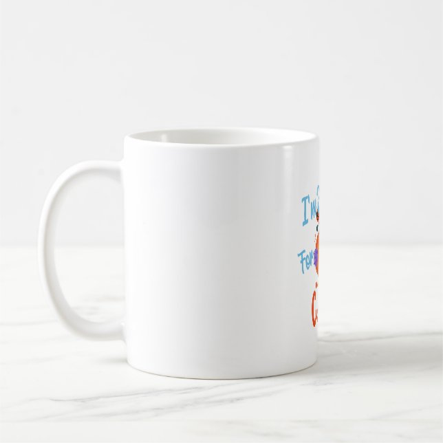 Caneca De Café Halloween Estou aqui para os Boos (Esquerda)
