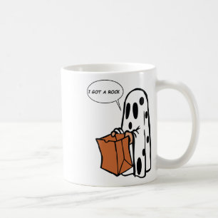 Caneca De Café Halloween Eu Tenho Um Fantasma De Rock