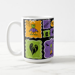 Caneca De Café Halloween Frankenstein Coquette