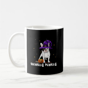 Caneca De Café Halloween French Bulldog Witch Honkus Ponkus