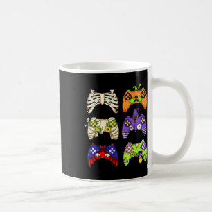 Caneca De Café Halloween Gaming Controller Men Boys Gamer Ha