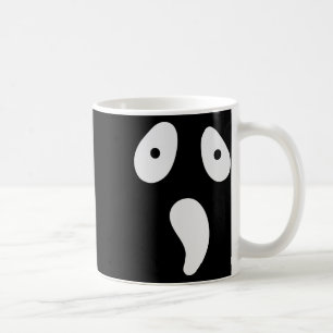 Caneca De Café Halloween Ghost Bobo Face Costume Engraçado Fac As
