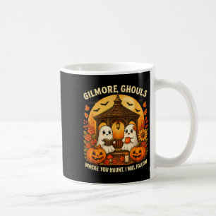 Caneca De Café Halloween Ghost Gilmore Ghouls Onde Você Haunt I-w