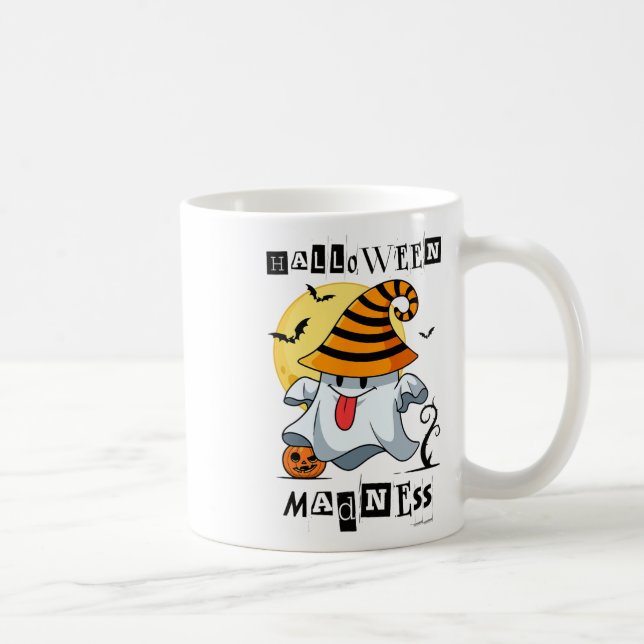 Caneca De Café Halloween Ghost Pumpkin S For Men (Direita)
