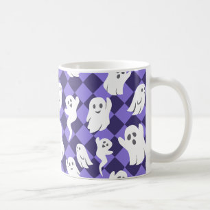 Caneca De Café Halloween Ghosts