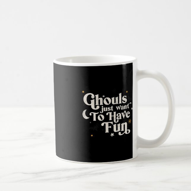 Caneca De Café Halloween Ghouls Só Quer Se Divertir (Direita)