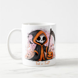 Caneca De Café Halloween Grim Reaper