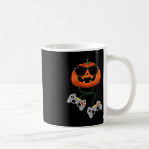Caneca De Café Halloween Jack O Lantern Gamer Boys Brincadeira H