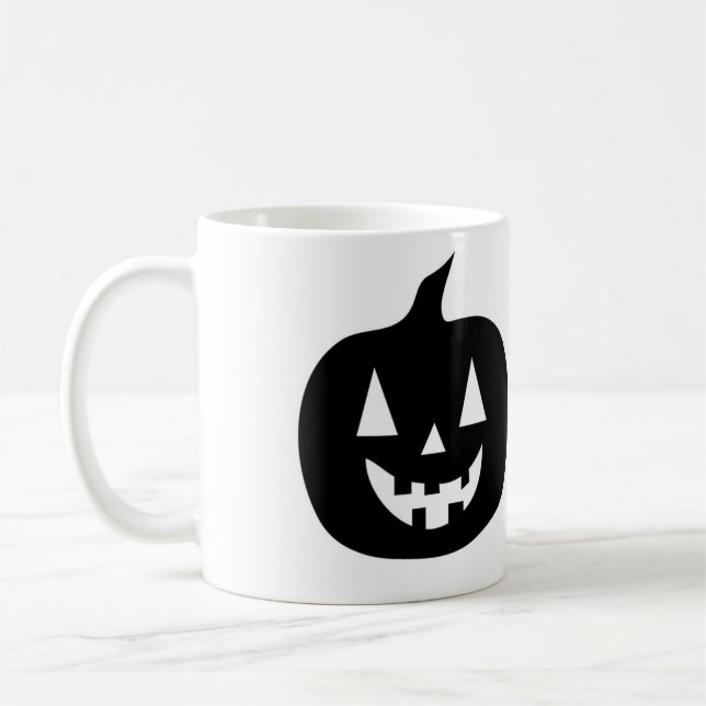 Caneca De Café Halloween JACK O'LANTERN BOO! (Esquerda)