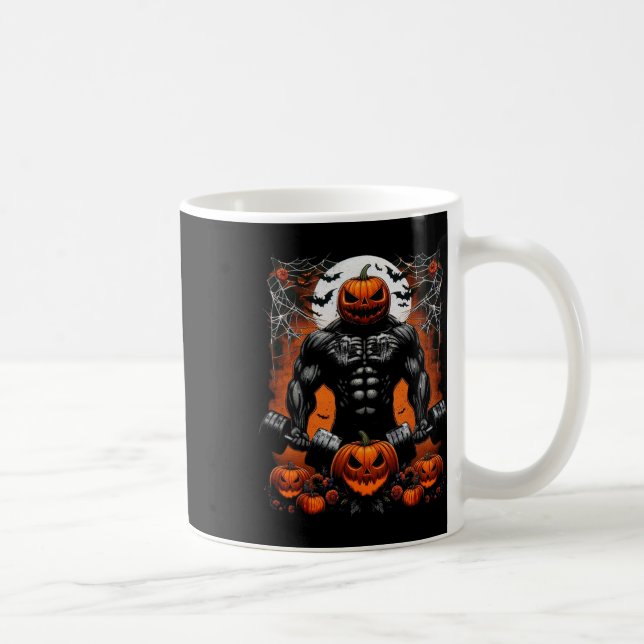 Caneca De Café Halloween Malhação Skeleton Workout - Engraçado Gy (Direita)