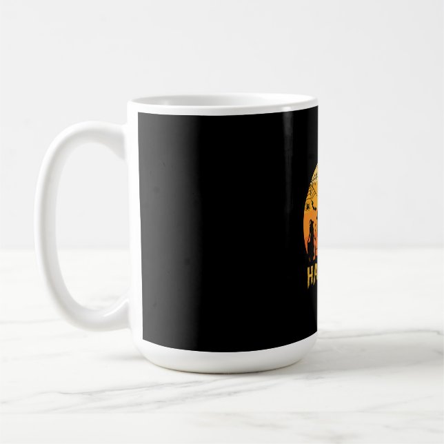 Caneca De Café Halloween Melhor Aniversário de Halloween (Esquerda)