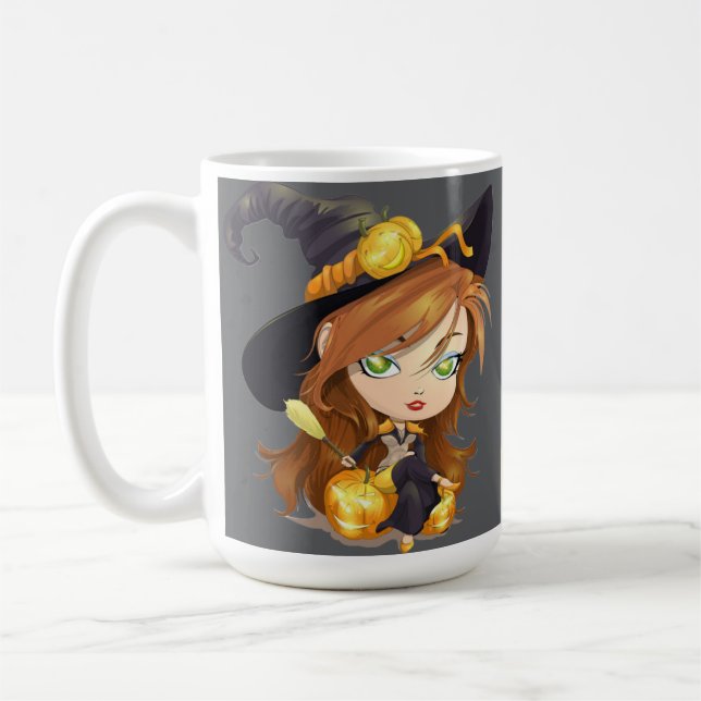 Caneca De Café Halloween Mug - Taça de Café Spooky & Cute Fall (Esquerda)