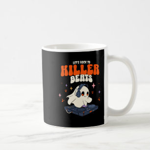 Caneca De Café Halloween Music Dj Hip-salto Rap Turntable, Partid