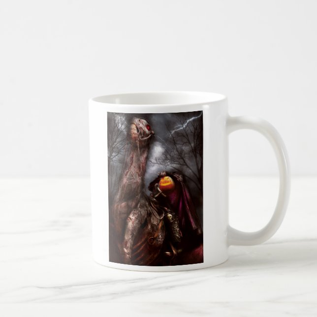 Caneca De Café Halloween - O Cavaleiro Sem Cabeça (Direita)