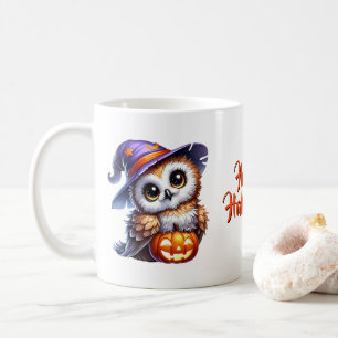 Caneca De Café Halloween Owl Coffee Mug