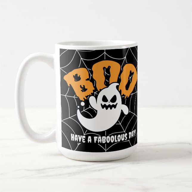 Caneca De Café Halloween Personalizado (Esquerda)